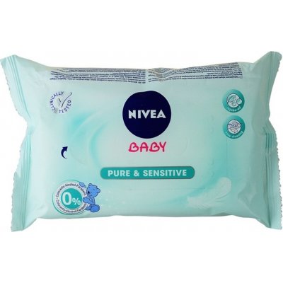 Nivea Baby Čistící ubrousky Sensitive 63 ks