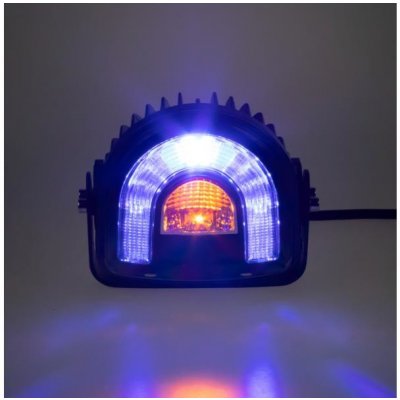 PROFI LED výstražné světlo-oblouk 10-80V modré, 138x126mm – Hledejceny.cz