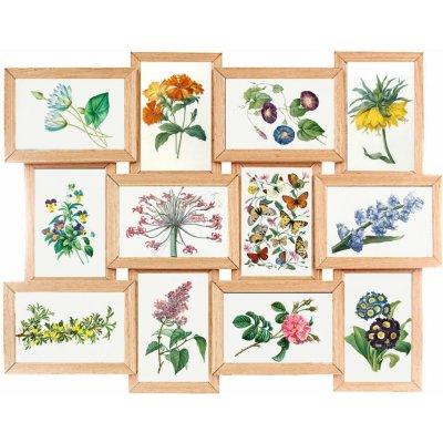 Edaxo Multirám na 12 fotek Fines, fotorámeček koláž 45 × 59 cm – Zboží Živě