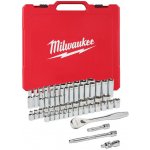Milwaukee 4932464946 Gola sada 3/8" 6 ÷ 19 mm a 1/4 ÷ 5/16" metrická a palcová (56 dílů) – Zboží Dáma
