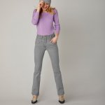 Blancheporte Bootcut džíny s vysokým pasem šedá – Zboží Dáma