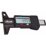 Vigor Digitální měřič hloubky dezénu pneumatik 0-27 mm V1584 | Zboží Auto