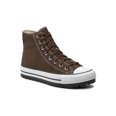 Converse plátěnky Chuck Taylor All Star A05372C hnědé – Hledejceny.cz