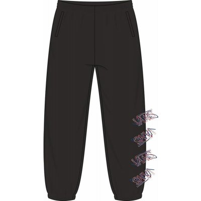 Vans Scribbled Past Fleece Pant Black – Zboží Mobilmania