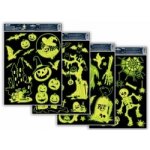 941495 Samolepky dekorační svítící na zeď Helloween 30x42cm – Zboží Dáma