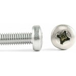 Šroub půlk. hl. kříž nerez A2, DIN 7985 - M2.5x12 – Hledejceny.cz