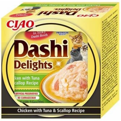 Dashi Delights Chicken with Tuna & Scallop 6 x 70 g – Sleviste.cz