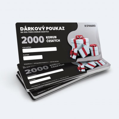 Elektronický dárkový poukaz - 2000 Kč – Zbozi.Blesk.cz