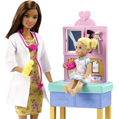 Mattel Barbie Povolání herní set s panenkou Pediatrička – Zbozi.Blesk.cz