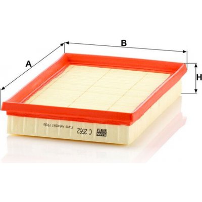 MANN-FILTER Vzduchový filtr MANN C2562 (MF C2562) – Hledejceny.cz