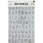 Grafix Šablony 4 ks ornamenty – Zboží Dáma