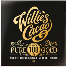 Willie's Cacao Pure 100% Gold Sur del Lago 40 g