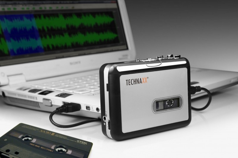 Pouzdro Technaxx Digitape - převod audio kazet do MP3 formátu DT-01