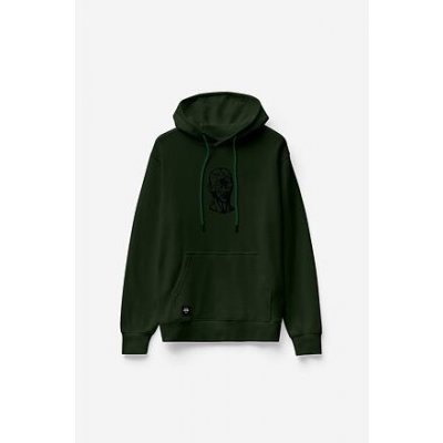 Globe SMASHED HOODIE Night Green