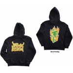 Billie Eilish mikina Airbrush Flames Blohsh Dark Grey – Sleviste.cz