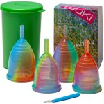 Yuuki MIX menstruační kalíšky Rainbow Jolly 4 ks – Zboží Dáma