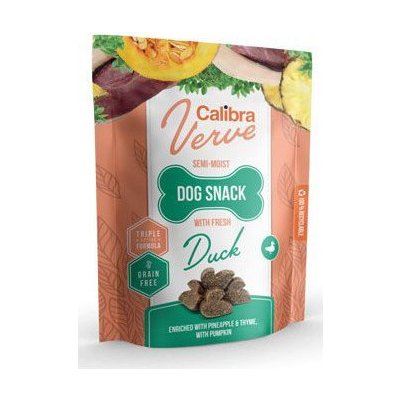 Maják Calibra Dog Verve Semi Moist Snack Fresh Duck 150 g – Zboží Mobilmania