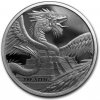 Silver Shield Mince svět draků Azték 1 oz