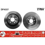 Brzdový kotouč TRW DF4337