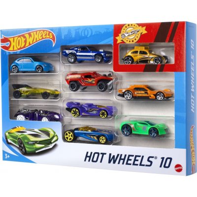 Mattel Hot Weels 54886 Angličák auta 10 ks – Zboží Mobilmania