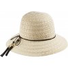 Klobouk Biju Dámský klobouk s ozdobným provázkem korálky a střapci 9001435-2 béžový