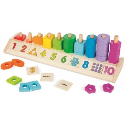 Melissa & Doug vzdělávací počítání barvy tvary – Hledejceny.cz