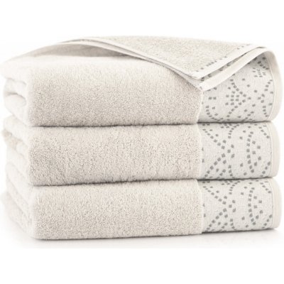 Darré ručník Fabiano egyptská bavlna béžová 50 x 90 – Zboží Mobilmania