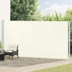vidaXL Zatahovací boční markýza krémová 200 x 600 cm – Hledejceny.cz