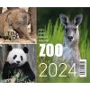 Kalendář Zoo stolní týdenní 150 X 130 mm 2024