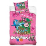 Carbotex povlečení Angry Birds Rio růžová bavlna 140x200 70x80 – Hledejceny.cz
