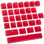 Ducky Rubber Keycap Set, 31 kláves, Double-Shot Backlight - červená DKSA31-USRDRNNO1 – Hledejceny.cz