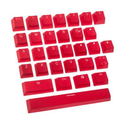 Ducky Rubber Keycap Set, 31 kláves, Double-Shot Backlight - červená DKSA31-USRDRNNO1 – Hledejceny.cz