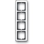 ABB Solo čtyřrámeček chromová lesklá 1754-0-4329 1724-80G 2CKA001754A4329 – Hledejceny.cz
