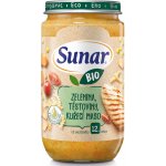 Sunar BIO Zelenina těstoviny kuřecí maso 12m+ 235 g – Zboží Dáma