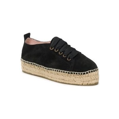 Manebi Lace-Up Espadrilles K 1.0 E0 Black – Zboží Mobilmania