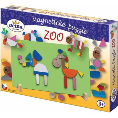 Detoa Puzzle 40 dílků magnetické puzzle Zoo Junior 13962 – Zboží Dáma