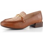 Hispanitas elegantní mokasíny vytkávané HI00883 hnědé – Zboží Dáma