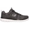 Dámské fitness boty ! ! Skechers Graceful-Twisted Fortune Runners Womens BlkWht M/Blk