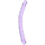 Realrock Oboustranné dildo 45 cm fialové – Zboží Dáma