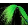 Výroba nástrahy Sybai Vlasy Saltwater Electric Wing Hair Hot Green