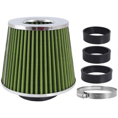 Filtr vzduchový UNI 155x130x120mm, zelený/chrom, adaptér 60, 63, 70mm, 86008 – Hledejceny.cz