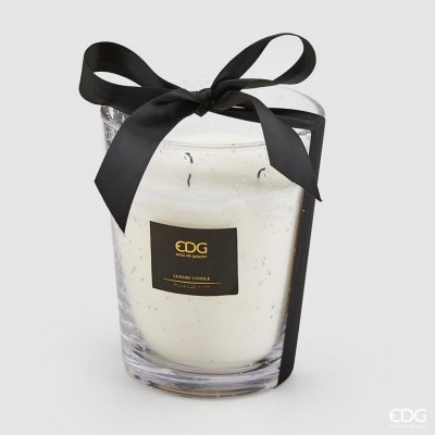 EDG Bílá se stužkou černá růže 23 cm – Zboží Mobilmania