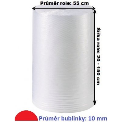 MFB Bublinková fólie dvouvrstvá šířka 150 cm, 100 bm
