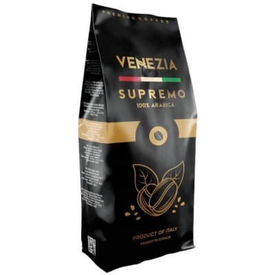 Venezia káva Arabica SUPREMO 100% Arabica zrnková 1 kg – Hledejceny.cz
