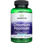 Swanson Chromium Picolinate 200mcg 200 kapslí – Hledejceny.cz