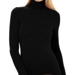 NOVODONIA Dámský rolák s dlouhým rukávem modal s kašmírem černá – Zboží Dáma