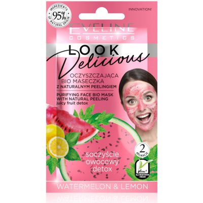 Eveline Cosmetics Look Delicious Watermelon & Lemon maska na unavenou pleť 10 ml – Zbozi.Blesk.cz