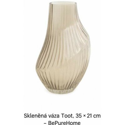 Skleněná váza Toot, 35 × 21 cm - BePureHome – Hledejceny.cz