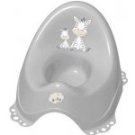 Maltex Nočník protiskluzový s melodií zebra grey – Zboží Dáma