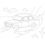 Radost v písku Šablona na pískování veterán 3 Velikost šablony: A5 148 x 210 mm – Zboží Dáma